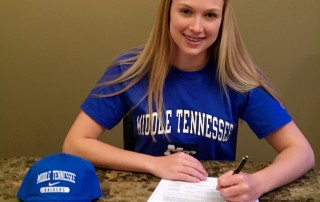 Breanna Jager signs with MTSU 2016