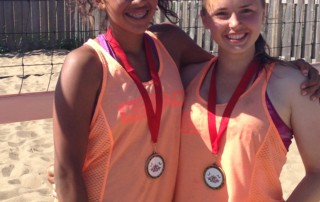 Ava Pernu Kaiya Foster-Rife gold beach volleyball 2016