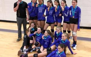 Defensa Volleyball Club 13U medal 2018