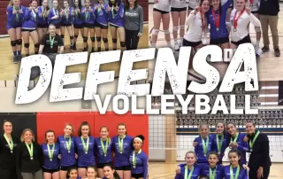Burlington Defensa girls volleyball teams win medals