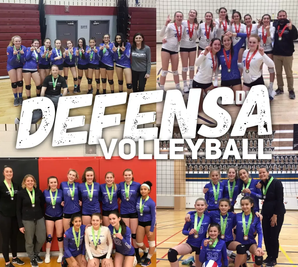 Burlington Defensa girls volleyball teams win medals