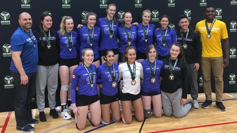 Burlington Defensa girls volleyball wins Silver
