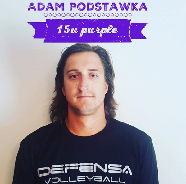 Coach Adam Podstawka Defensa Volleyball Club