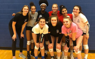 Burlington Defensa girls volleyball at NEP tryouts